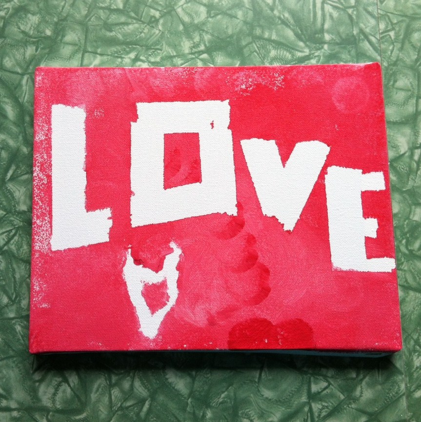 Masking Tape and Stretched Canvas Project