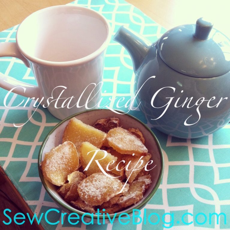 Crystallized (Candied) Ginger Recipe Sore Throat Remedy