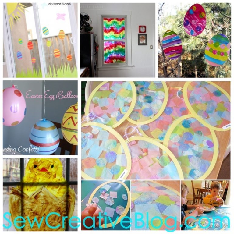 Weekly Inspiration- Easter Window Decoration Crafts With Kids