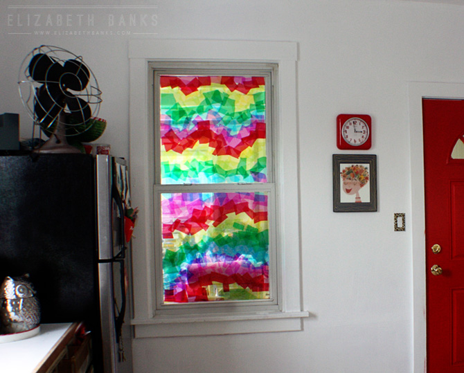 Rainbow Window Clings