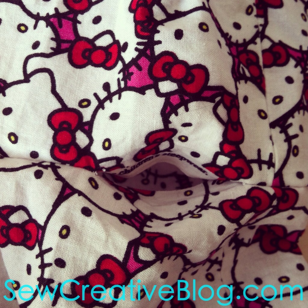 10 Minute Children's Infinity Scarf Sewing Tutorial and Pattern 11