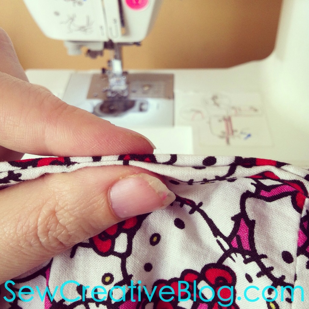 10 Minute Children's Infinity Scarf Sewing Tutorial and Pattern 12