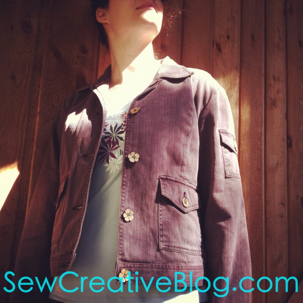 Thrift Store Find Re-invented jacket denim