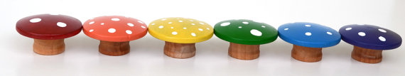 Wooden Mushrooms From Bright Life Toys