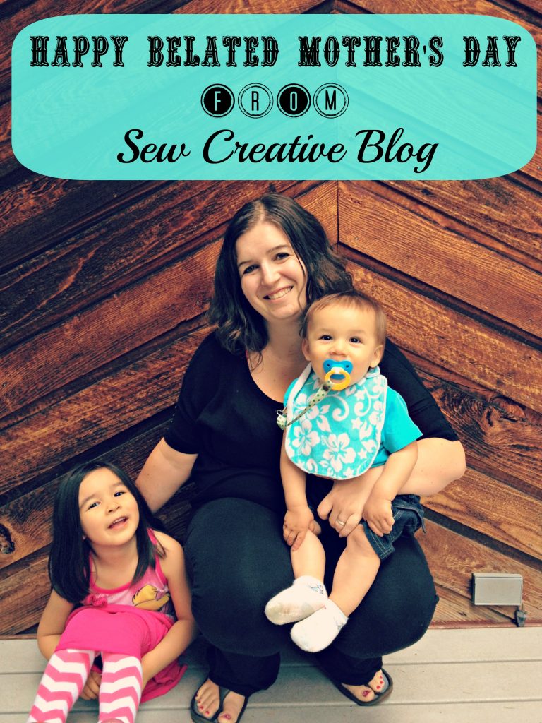 Crystal from Sew Creative & her Kids on Mothers Day