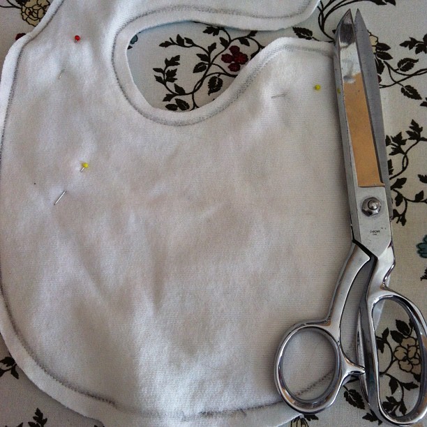 Sew Creative's 15 Minute Baby Bib Sewing Tutorial 9