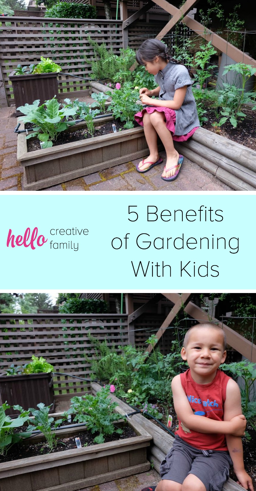 Want to start gardening with your kids? There are so many good reasons why gardening is great for a child's development! Here are 5 of our favorites!