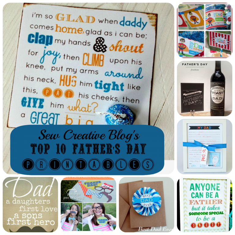 Top 10 Favorite Father’s Day Printables