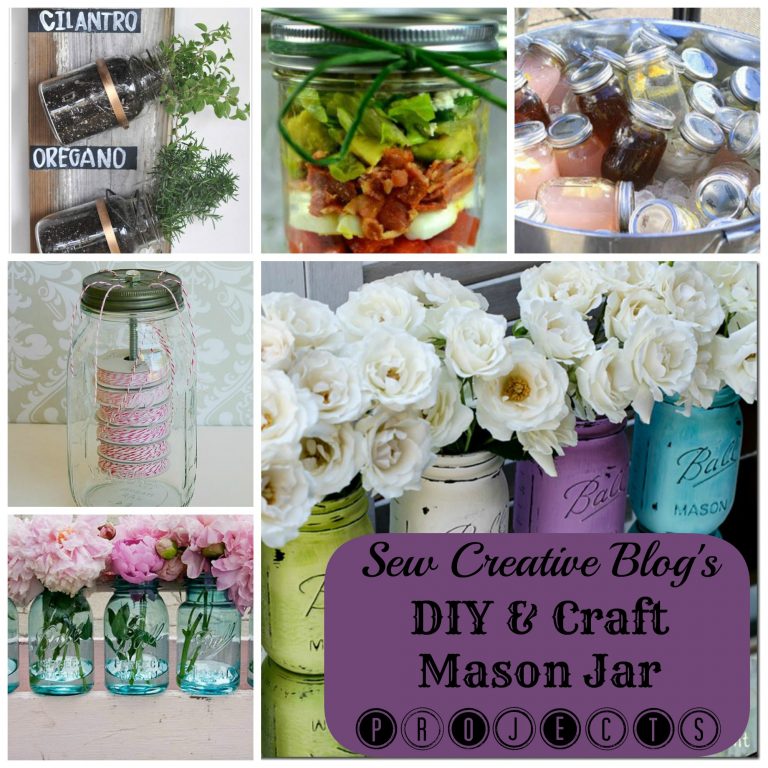 DIY and Craft Mason Jar Projects and Tutorials