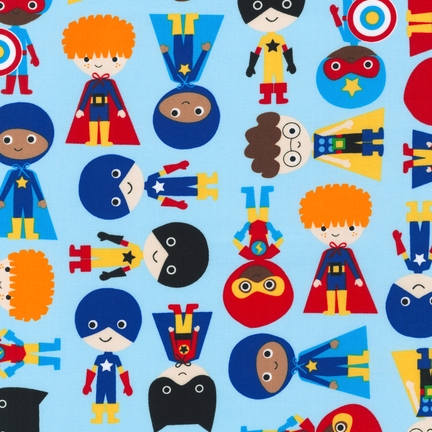 Ann Kelle Super Kids Adventure Boys fabric for Robert Kaufman