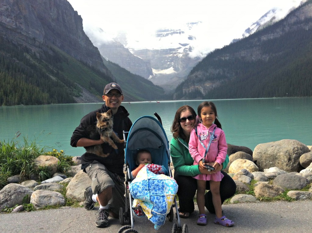 Sew Creative Family Roadtrip Vancouver to Calgary Lake Louise Family Photo 2