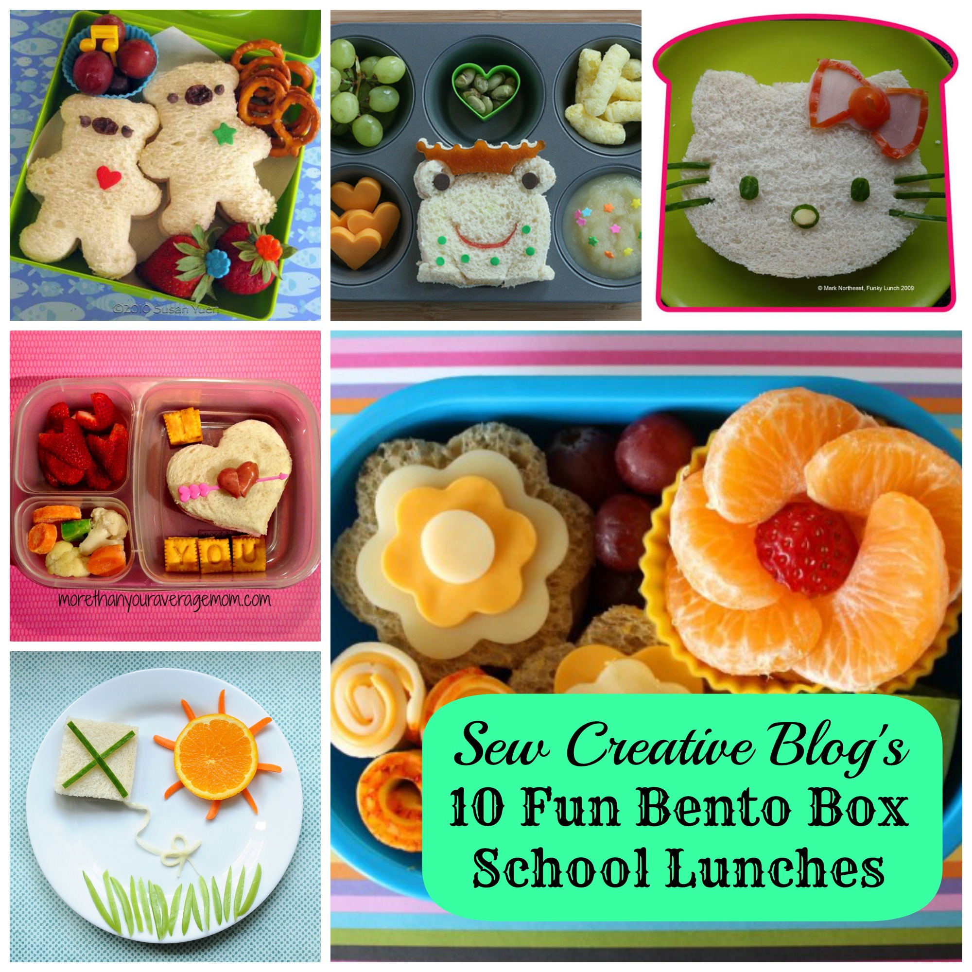 weekly inspiration: 10 fun bento box school lunches - hello creative