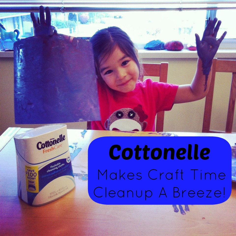 Cottonelle Makes Craft Time Cleanup a Breeze