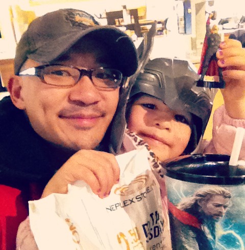 Daddy Daughter Date Night to see Thor 4