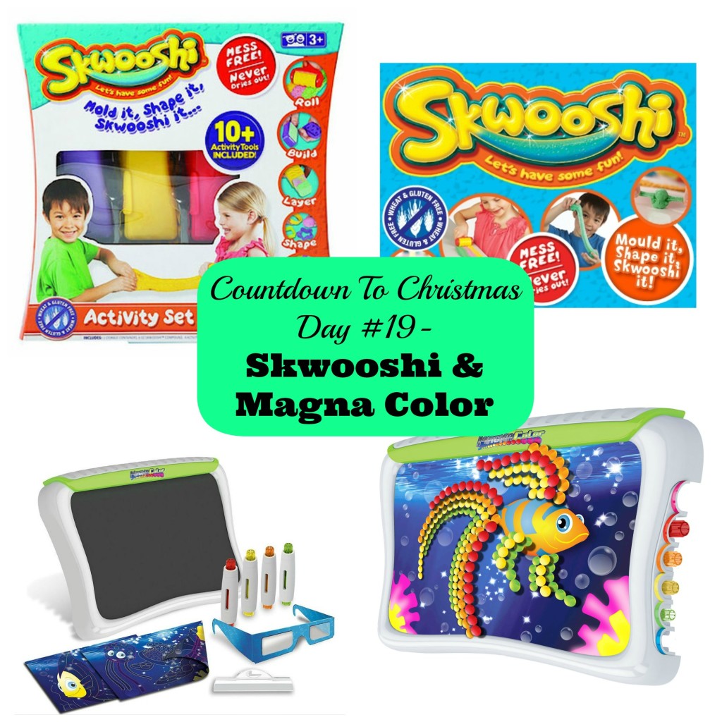 Countdown to Christmas Day 18- Gifts for Artistic Kids from Skwooshie and Magna Color