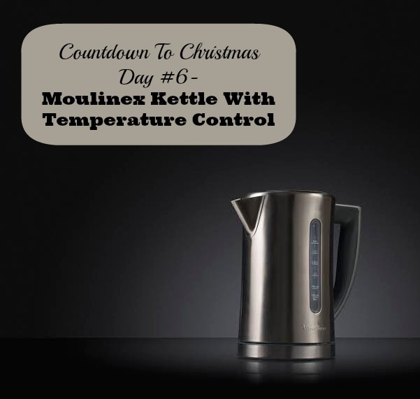 Sew Creative Blog's Countdown To Christmas Day 6 Moulinex Temperature Control Tea Kettle