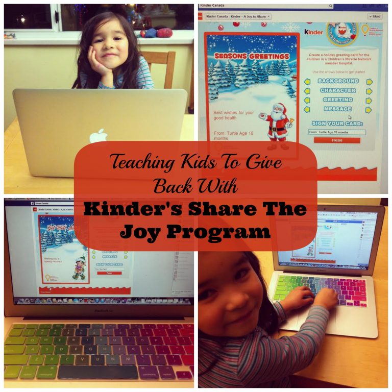 Teaching Kids To Give Back With Kinder’s Share The Joy Program
