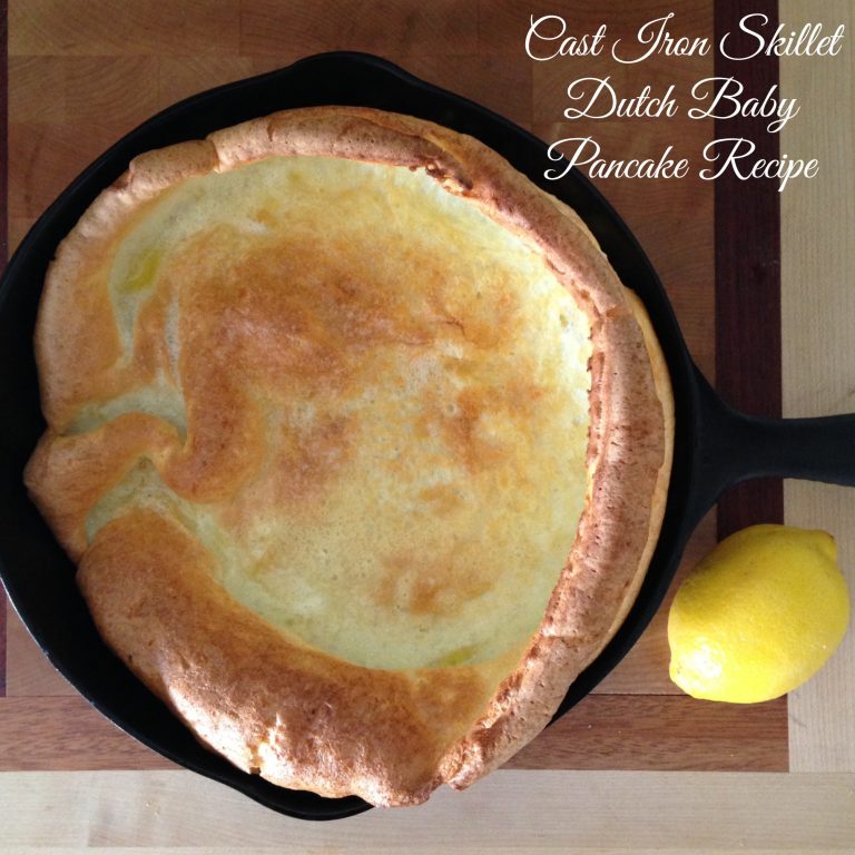 Cast Iron Skillet Dutch Baby Pancakes Recipe