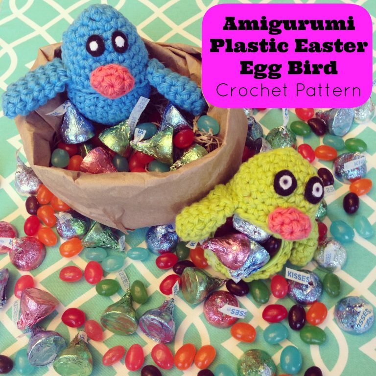 Crochet It! Amigurumi Plastic Easter Egg Birds for Easter Baskets