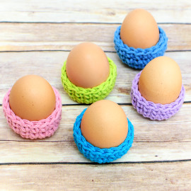 Easter Egg Cozy Crochet Pattern from Petals to Picots