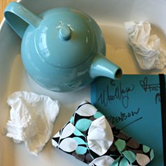 5 minute tissue holder sewing project would make a great teacher gift, stocking stuffer or handmade gift idea. A great fabric scrap project for cold & flu season.