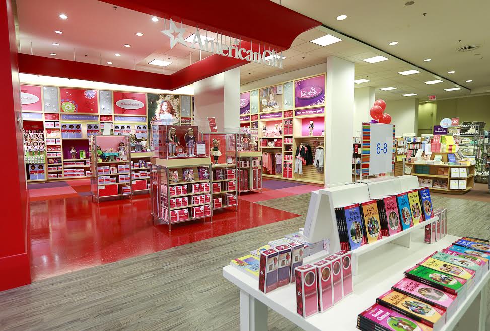 American Girl store at Chapters robson