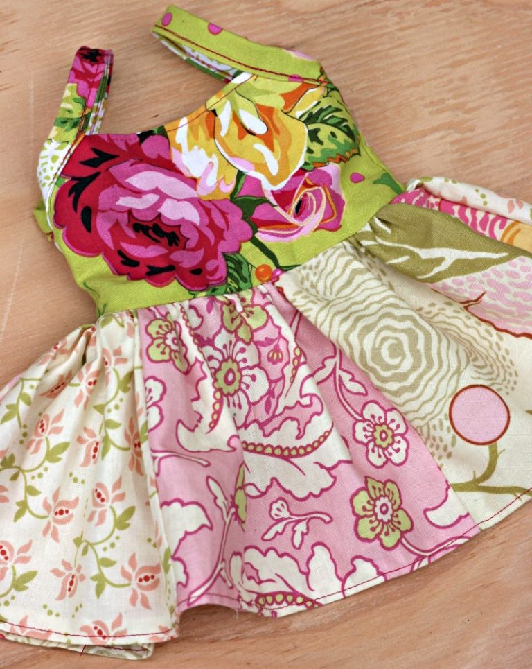 Ruffle Skirt American Girl Doll Dress Sewing Project (Perfect for Beginners)
