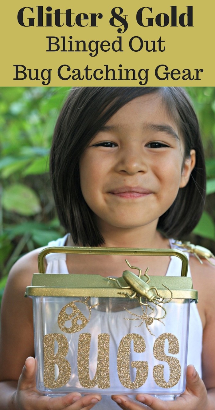 Glitter & Gold Blinged Out Bug Catcher Perfect For Bug Themed Birthday Party Favors