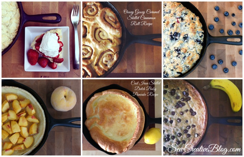 Cast Iron Skillet Collage From Sew Creative
