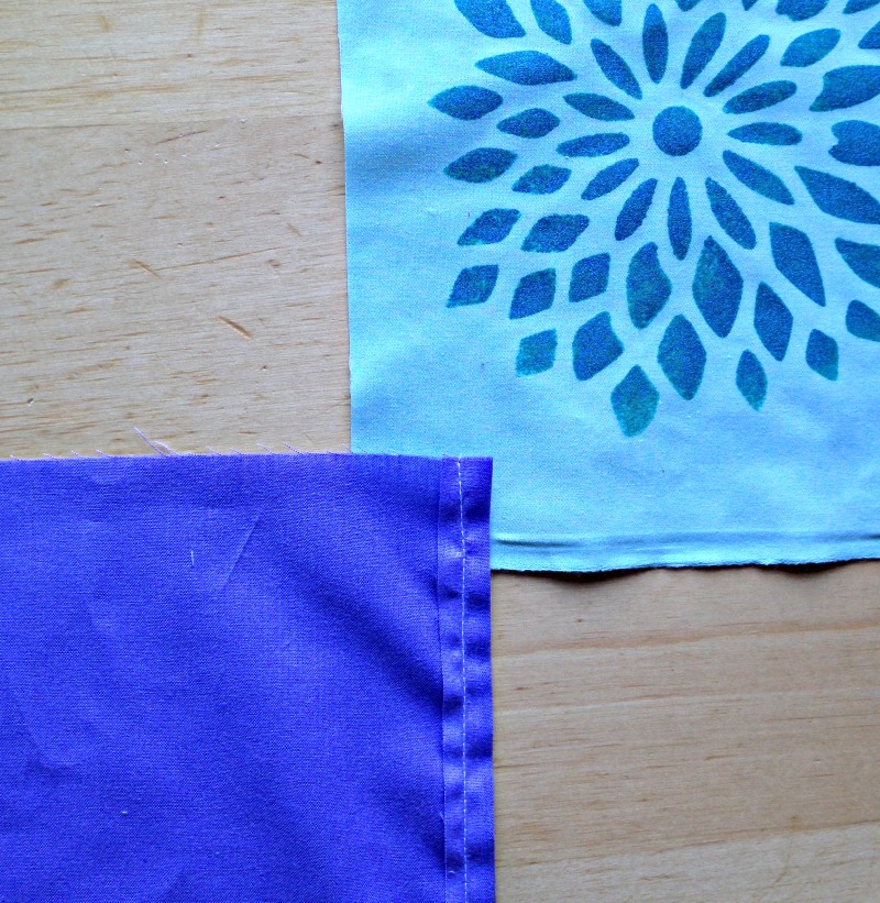 Sew Creative Blog's How to Make a One Of A Kind Envelope Pillow Sewing Tutorial. Paint your pillow using Royal Design Studio St