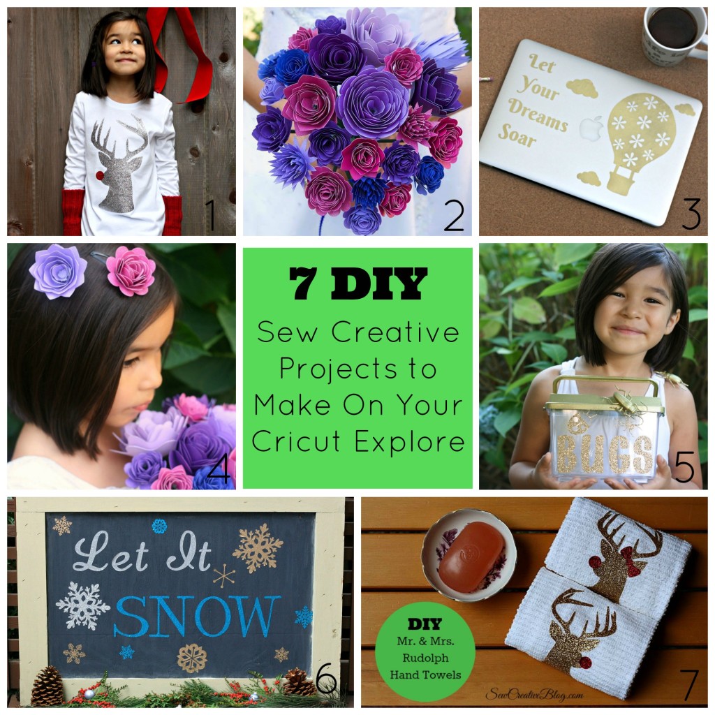 7 Sew Creative Projects to Make On Your Cricut Explore or Silhouette Cutting Machine
