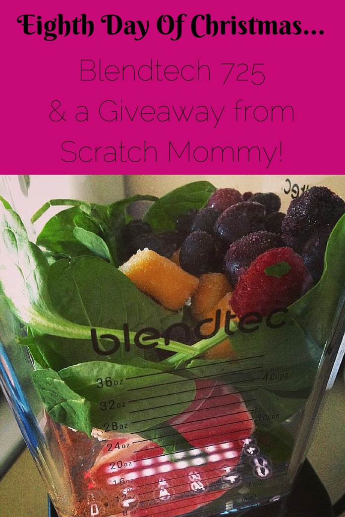 Sew Creative counts down teh days to Christmas with gift ideas for creatives. In this post she shares gifts for foodies Blendtec with a giveaway from Scratch Mommy