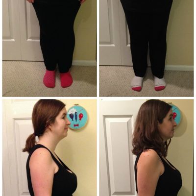 Crystal from Sew Creative Before and After Polo Weight Loss