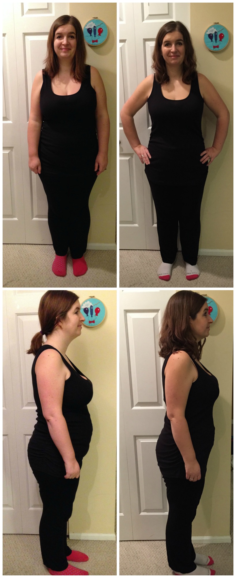 Crystal from Sew Creative Before and After Polo Weight Loss