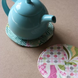 Fabric Scrap Teacup Coaster A Fabulous 30 Minute Sewing Project To Use Up Fabric Scraps