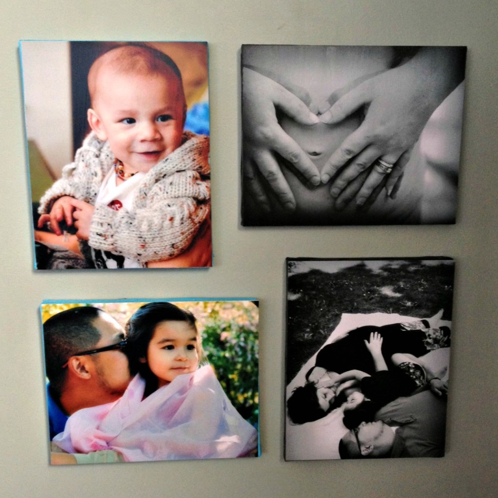 How to Mount a Photo to Canvas. A Tutorial on HelloCreativeFamily.com