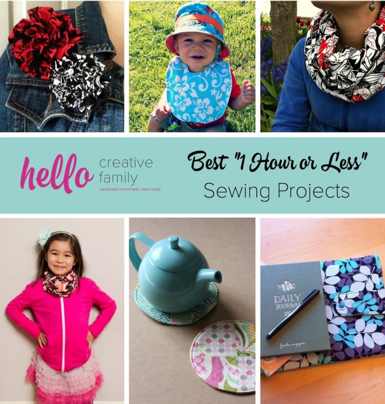 The Best Sewing Projects For Beginners + Win $50 from Fat Quarter Shop