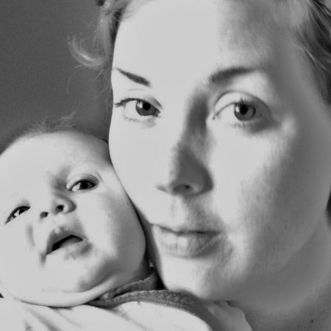 Karen and her daughter Ellie. Karen shares her story of Postpartum Depression, part of our parenting post round-up on HelloCreativeFamily.com