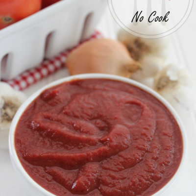 If you want to cut out the preservatives and extra sugar in store bought ketchup then this is the recipe for you! Healthy Homemade Ketchup Recipe