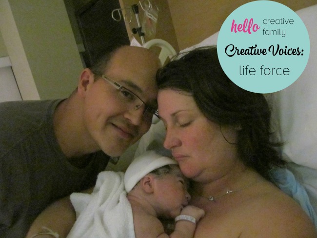In this Hello Creative Family Creative Voices story, Heather reflects on how the conception of a child changes us to our core.