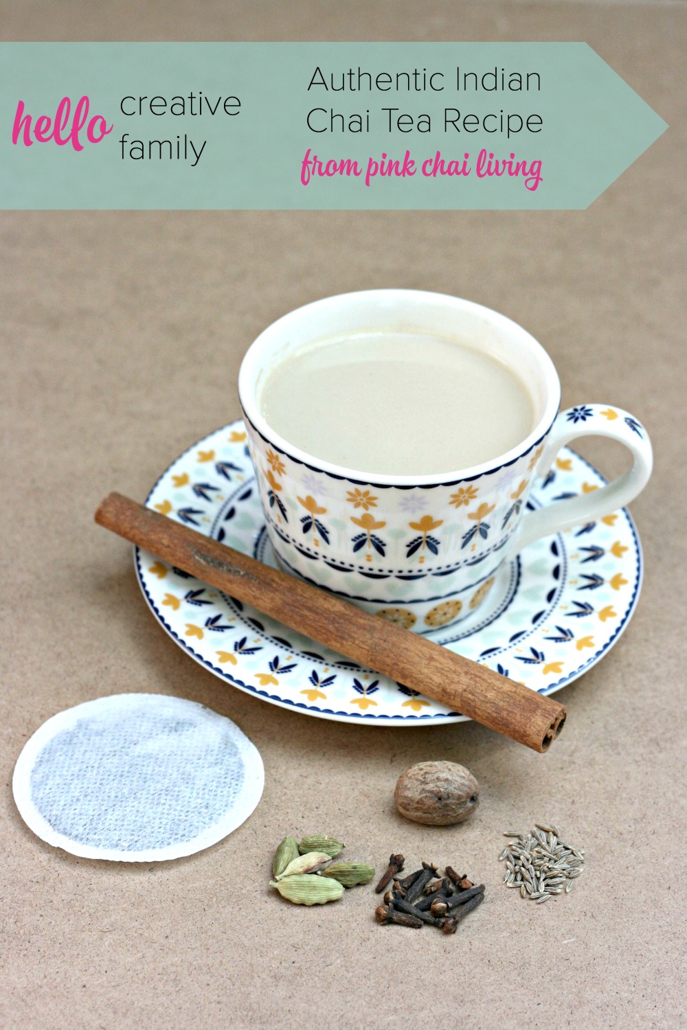 Looking for the perfect cup of chai tea Check out this authentic North India Masala Chai Tea Recipe. It's simple and delicious!