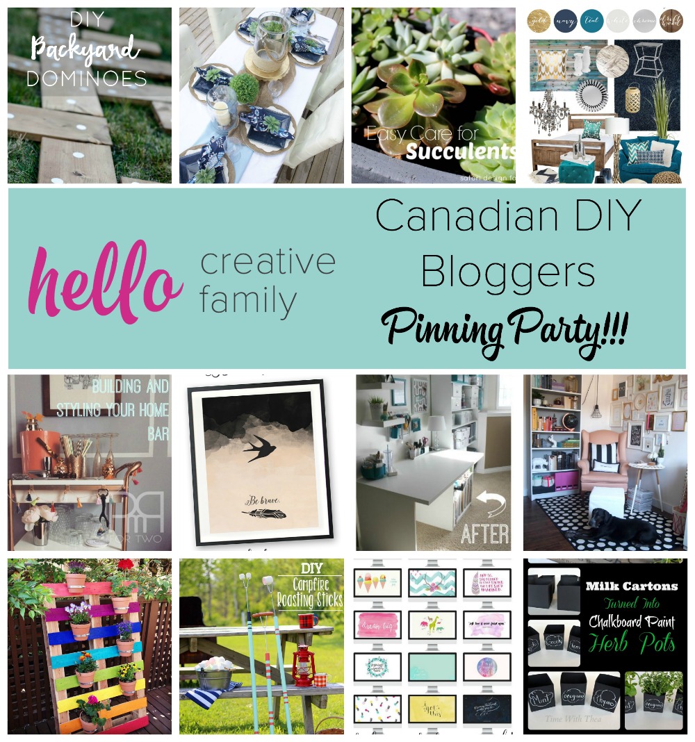 Canadian DIY Bloggers Pinning Party