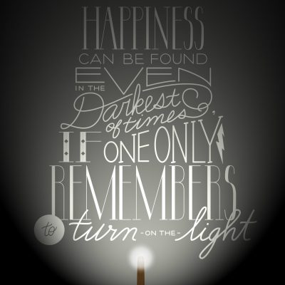 Free Harry Potter Printable from Hello Creative Family. Happiness Can Be Found Even In The Darkest of Times If One Only Remembers To Turn On The Light
