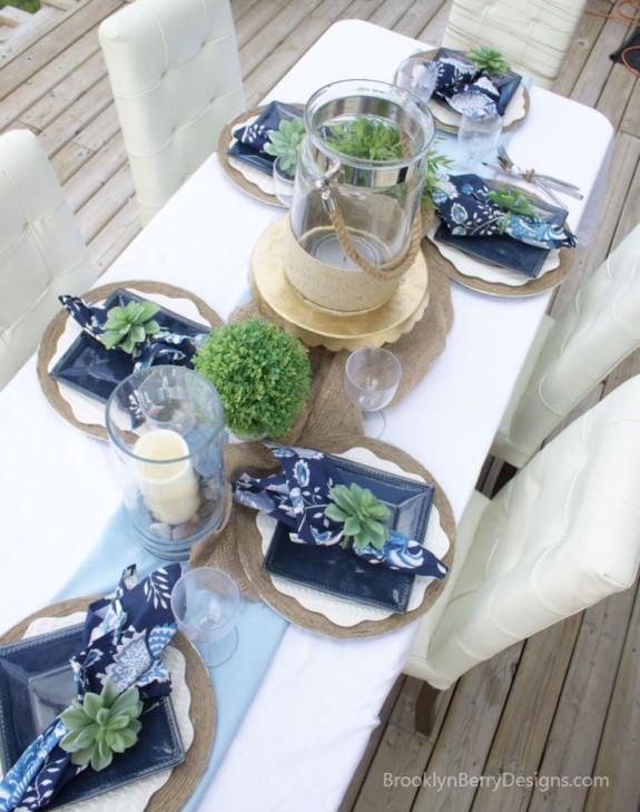 How to style a beautiful summertime table