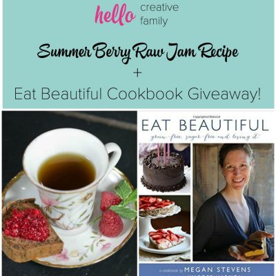 Summer Berry Raw Jam Recipe + Eat Beautiful Cookbook Giveaway!