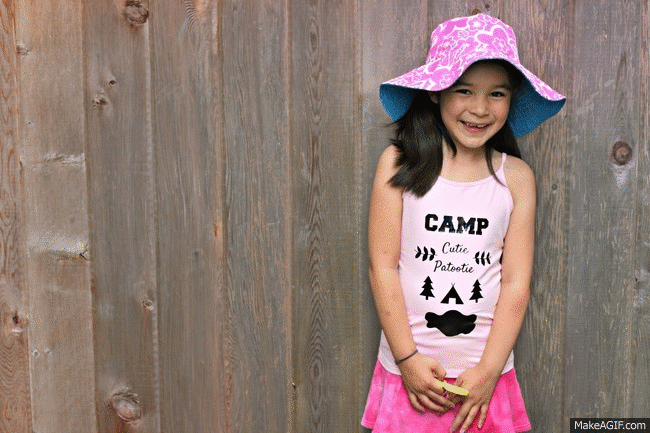 Camp Cutie Patootie T-Shirt or Tank Top Made on the Cricut Explore