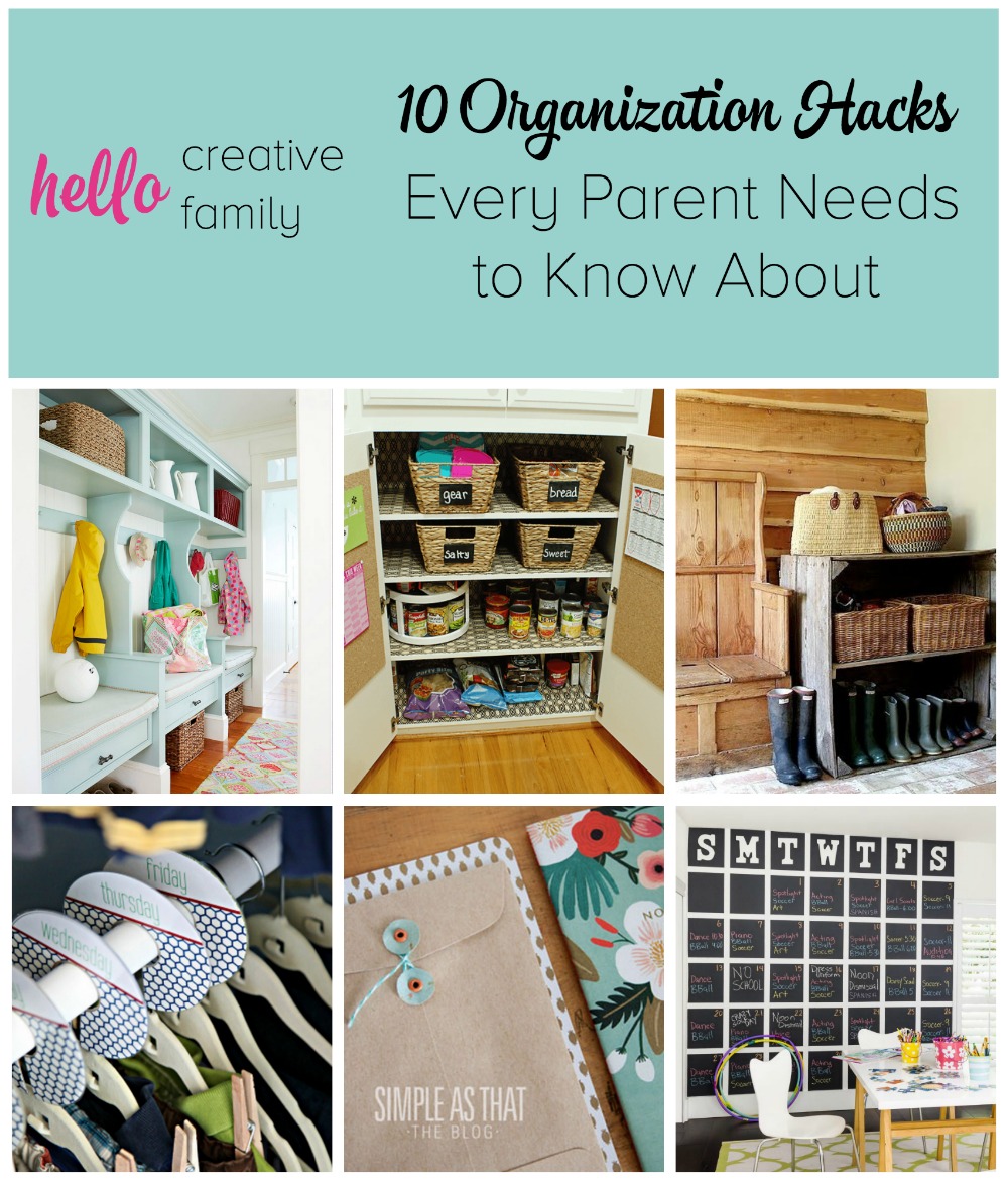 10 Organization Hacks Every Parent Needs to Know About