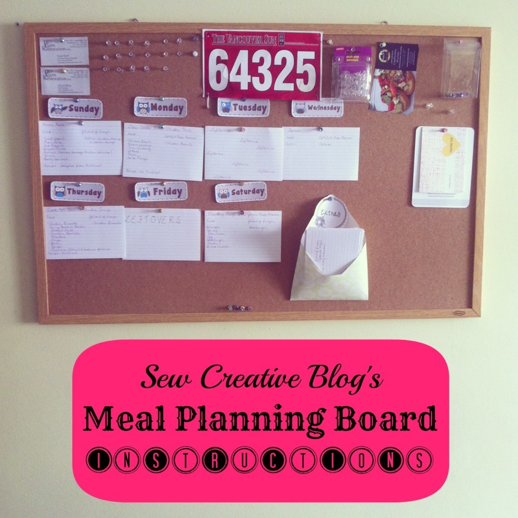 10 Organization Hacks Every Parent Needs to Know - Menu Planning with this Easy Project