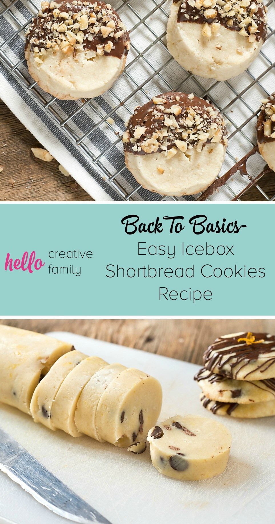 Back To Basics: Easy Icebox Shortbread Cookies Recipe