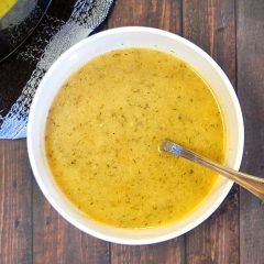 Cauliflower and coconut milk get a flavor explosion in this Spicy Cauliflower Dill Soup recipe. The perfect comfort food for a cold day!